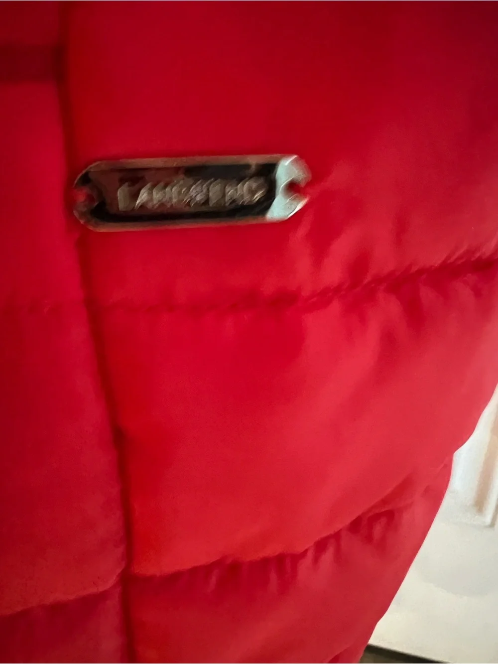 NWOT Lands' End Women's Quilted Bright Red Puffer Coat